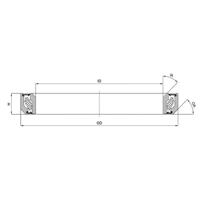 Union kogellager ball bearing cb-784 40x52x7