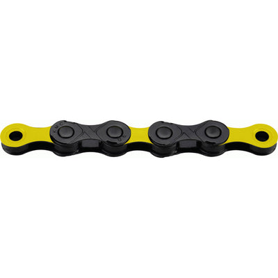 KMC Fietsketting DLC 12 - 126 schakels (Geel Zwart)