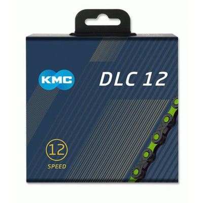 KMC Fietsketting DLC 12 126 schakels - 5.2 mm - Groen Zwart