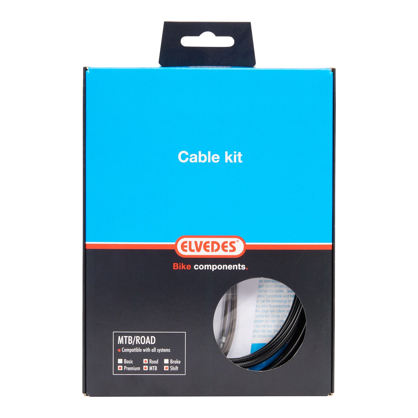 Elvedes schakelkabelkit ProL.ATB Race zwart 2017155