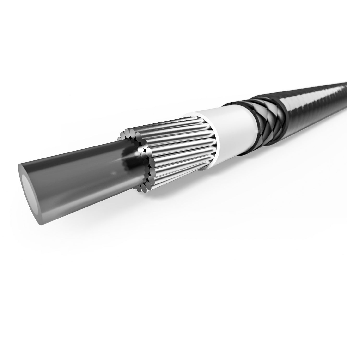 Elvedes schakel buitenk 5mm (10m) gevlocht.liner 182041-10