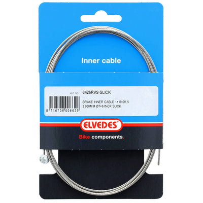 Elvedes cable systems bv elvedes rem binnenkabel 2000mm rvs slick �1,5mm t-nippel