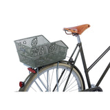 Basil Cento Flower S - fietsmand - achterop - olive green - afbeelding 5