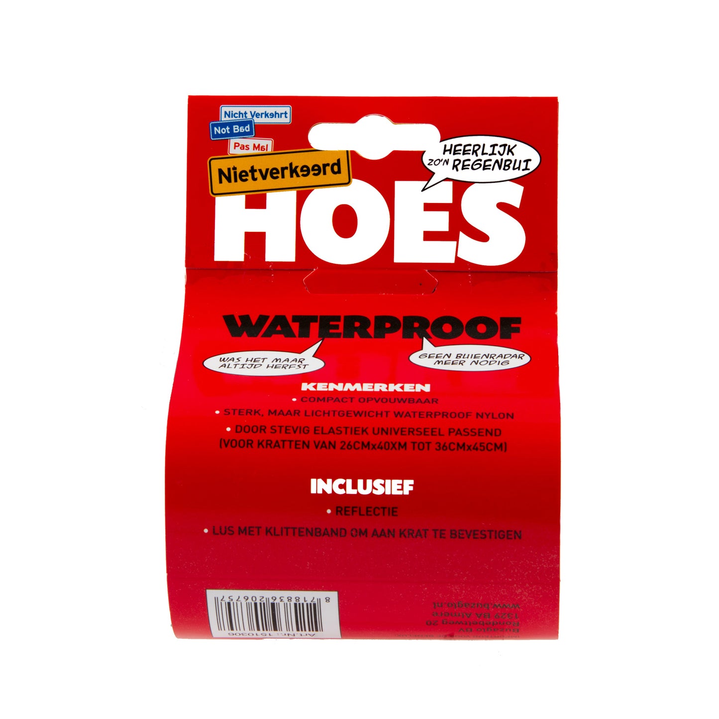 krathoes Undercover 40 x 30 cm polyester matzwart