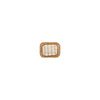 Basil Green Life - rotan fietsmand - medium - voorop natural bruin