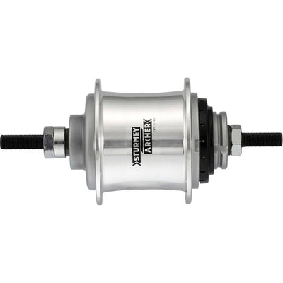Versnellingsnaaf 2 speed Sturmey Archer A2 Automatic vrijloopnaaf 36 gaats - zilver