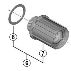 Shimano cassettebody 10 11v fh-rs770 y3ex98030