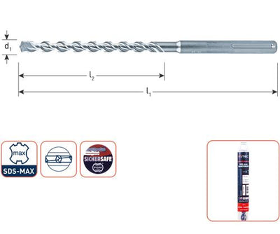 Rotec sds max-boor 600 720 22mm