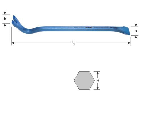 Rotec koevoet 18x500
