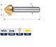 Rotec verzinkfrees 60gr. 3-snijder 12.5mm