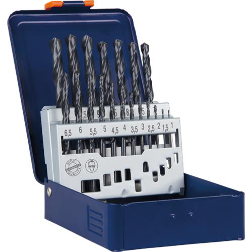 Rotec spiraalborenset 1-10x0.5mm hss 19-delig