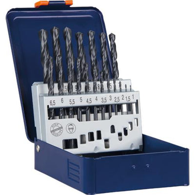 Rotec spiraalborenset 1-10x0.5mm hss 19-delig