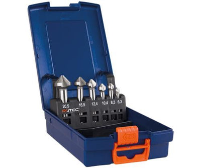 Rotec verzinkfreesset 90gr. inox 6.3 20.5