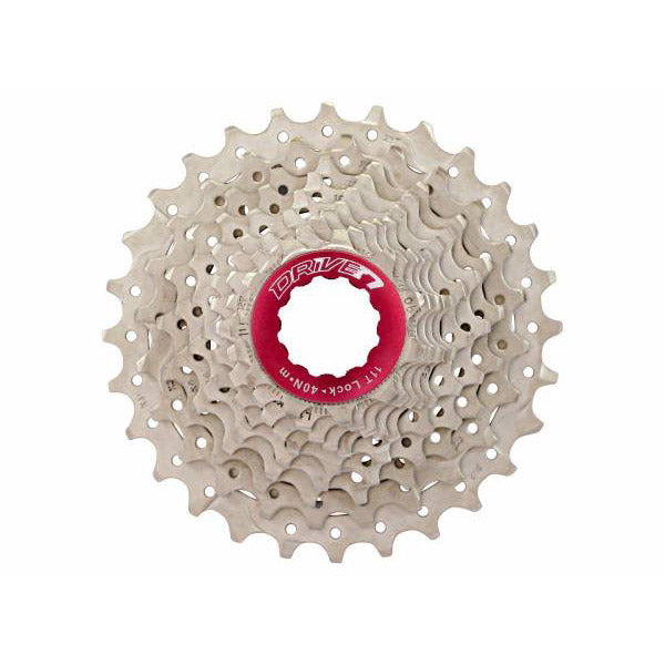 SunRace csrx0 cassette 10 speed 11-25 metallic zilver in box