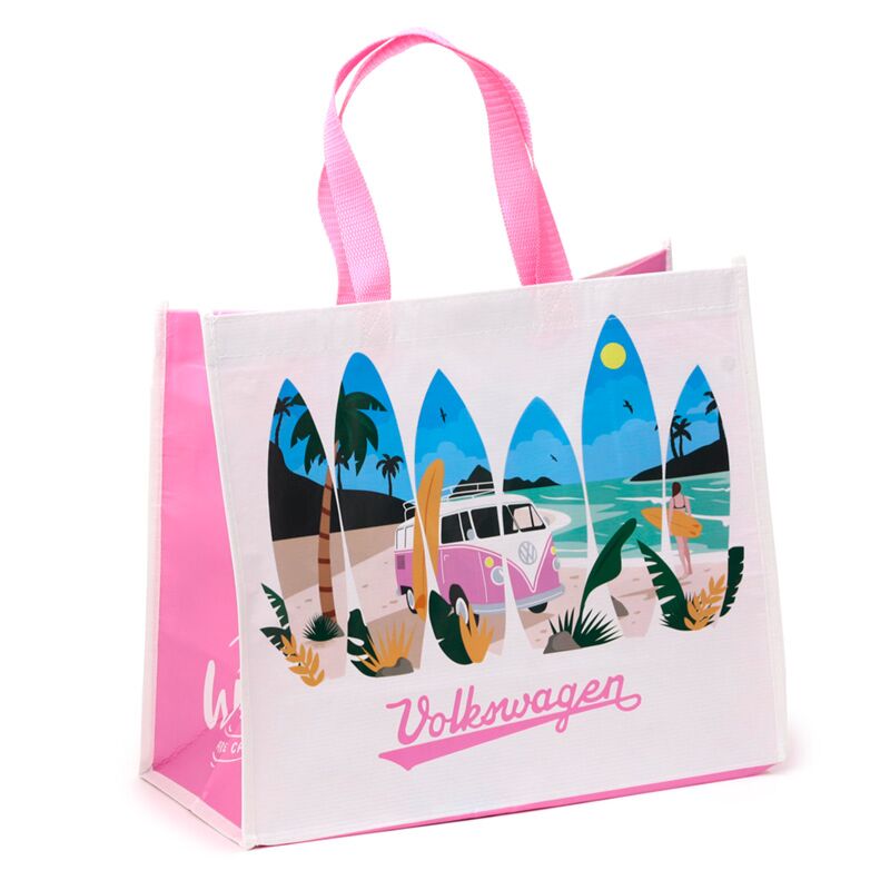 Volkswagen busje vw t1 waves rpet duurzame shopper tas