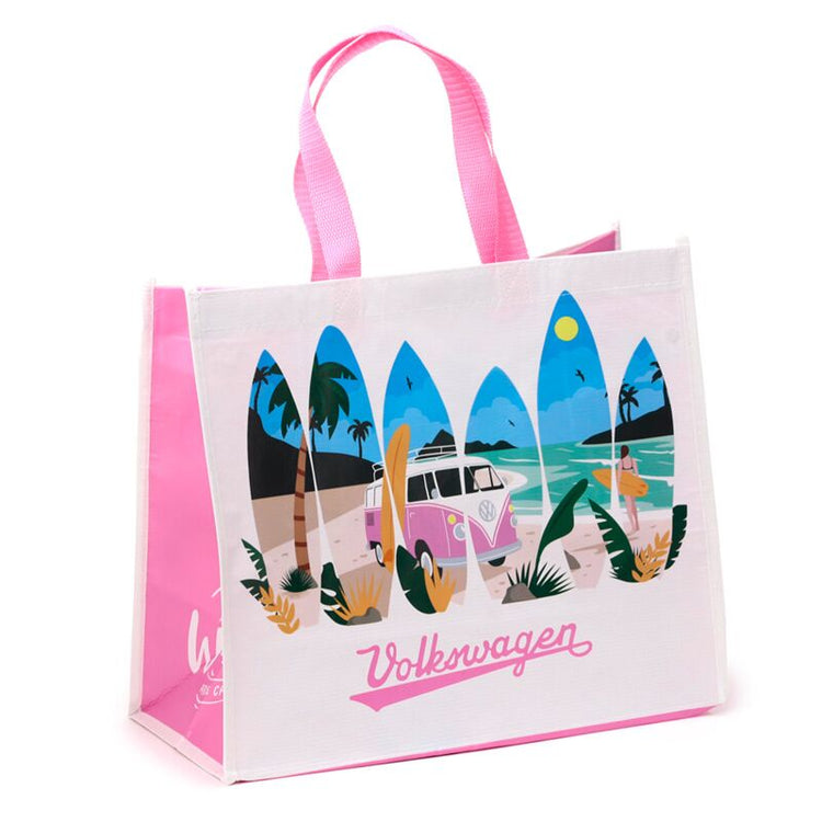 Volkswagen busje vw t1 waves rpet duurzame shopper tas