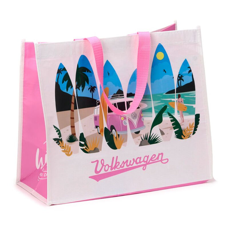 Volkswagen busje vw t1 waves rpet duurzame shopper tas