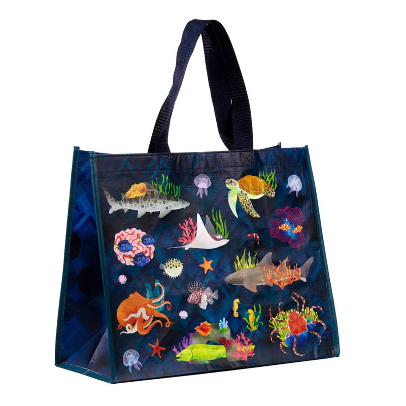 Marine kingdom rpet duurzame boodschappen tas