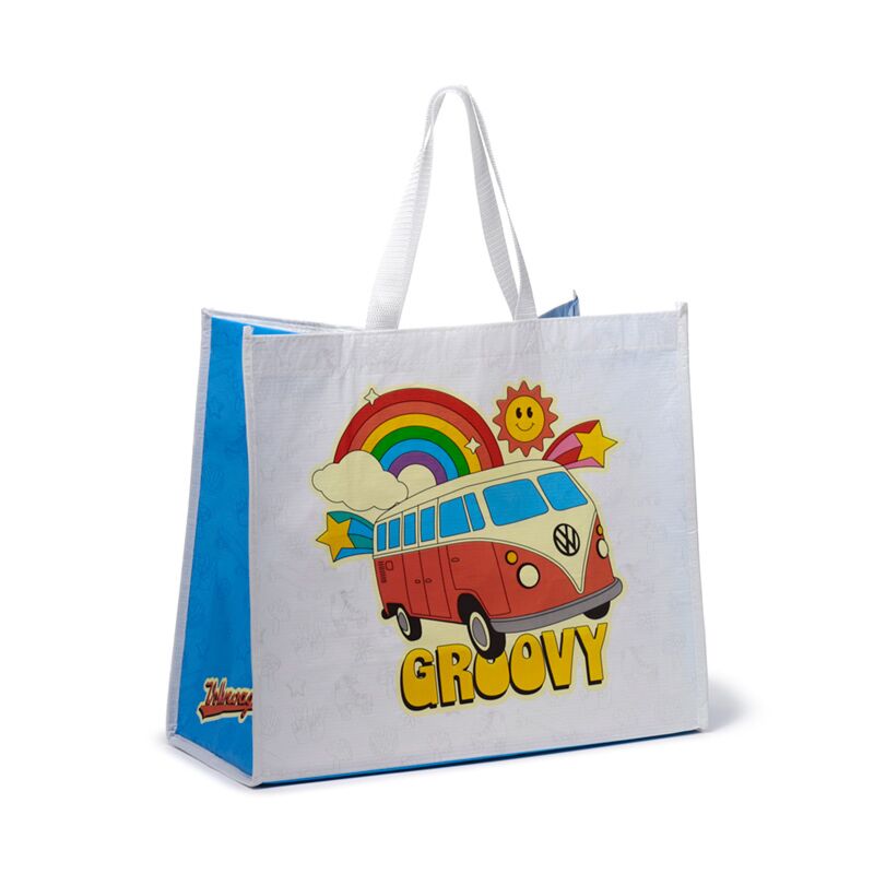 Volkswagen busje vw t1 waves are calling rpet shopper tas