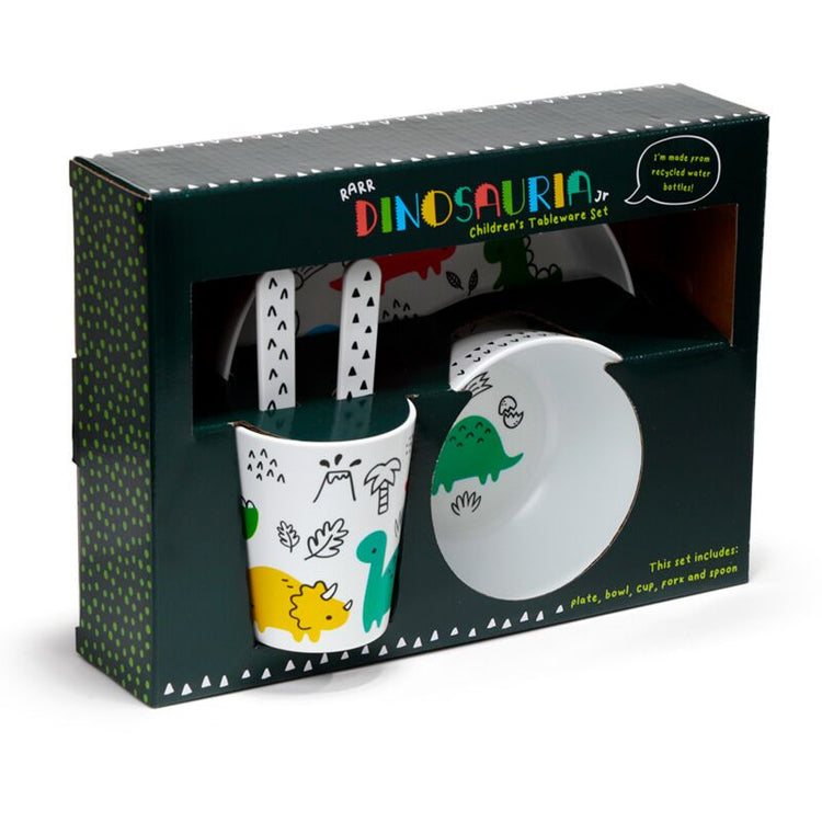 Dinosauria set van 5 rpet duurzaam kinderservies