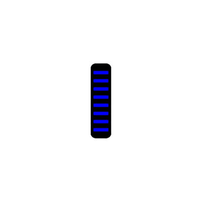 Rrp proguard cable tie - front - sticker - standard - blue