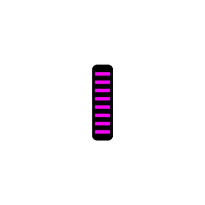 Rrp proguard cable tie - front - sticker - standard - magenta