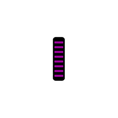 Rrp proguard cable tie - front - sticker - mini - purple