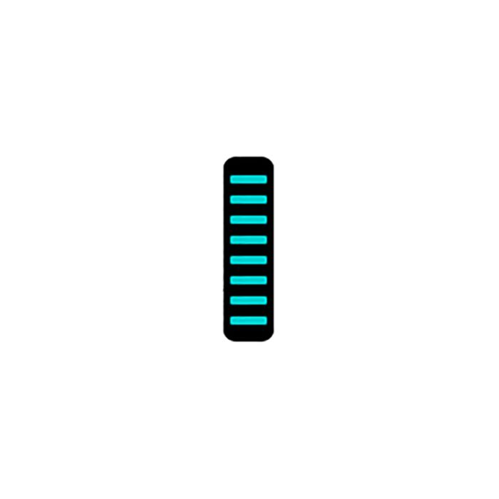 Rrp proguard cable tie - front - sticker - max protection - turquoise