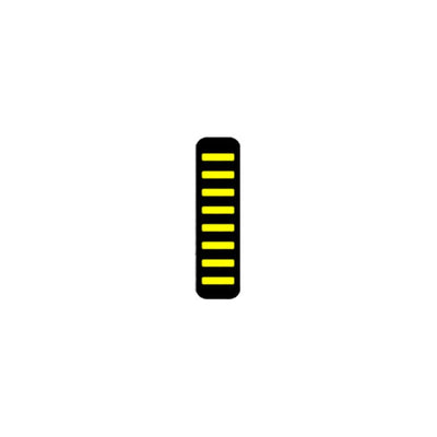 Rrp proguard cable tie - front - sticker - standard - yellow
