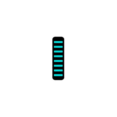 Rrp proguard bolt on v1 - front - sticker - standard - turquoise