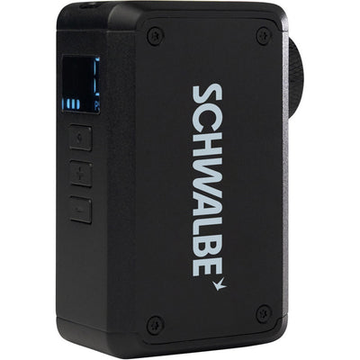 Schwalbe pomp e-micro met scv pompkop adapter