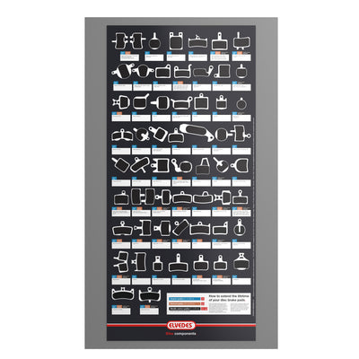 Elvedes schijfremdisplay leeg