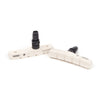 Remblokset Elvedes V-brake 72 mm - wit (op kaart)