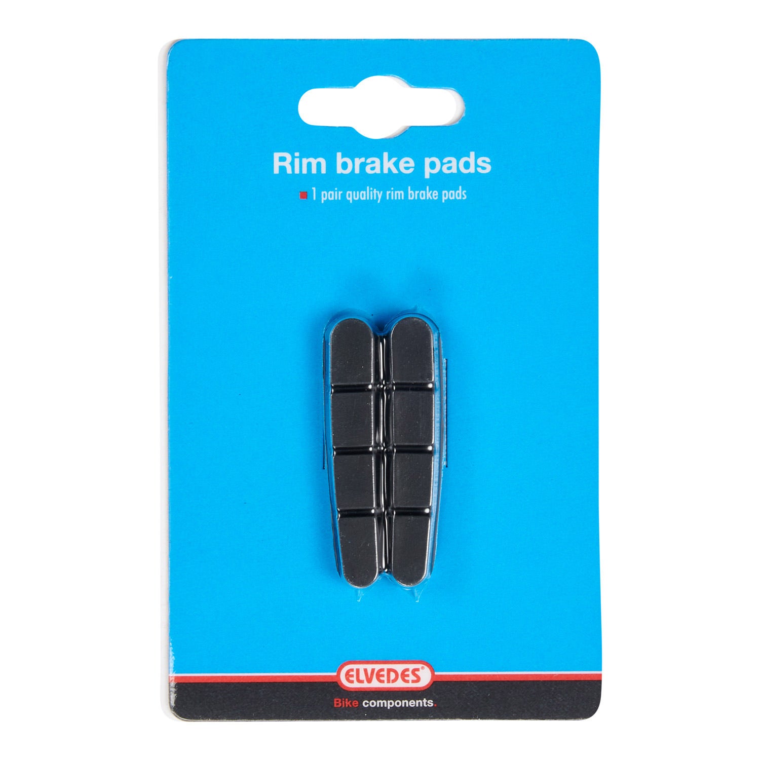 Road vervangings remschoenen Elvedes 55 mm voor Shimano cartridge V-brake (op kaart)
