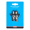 Elvedes velgremblokjes (1paar) Road55mm wit alu shm.6835-CARD