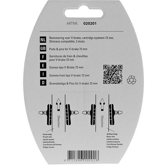 Simson v-brake cardridge remschoen