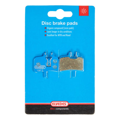 Schijfremblokset Elvedes organisch Hayes HFX-Mag HFX 9 MX1 en Promax hydraulisch (1 paar)