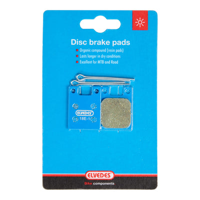 Schijfremblokset organisch Elvedes Hope 2 Piston en Giant MPH 2000 (1 paar)