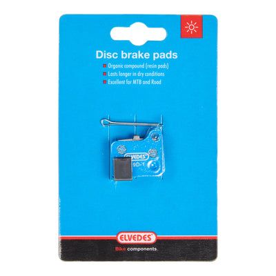 Schijfremblokset Elvedes organisch Shimano BR-M555, M556, C900, C901 (1 paar)