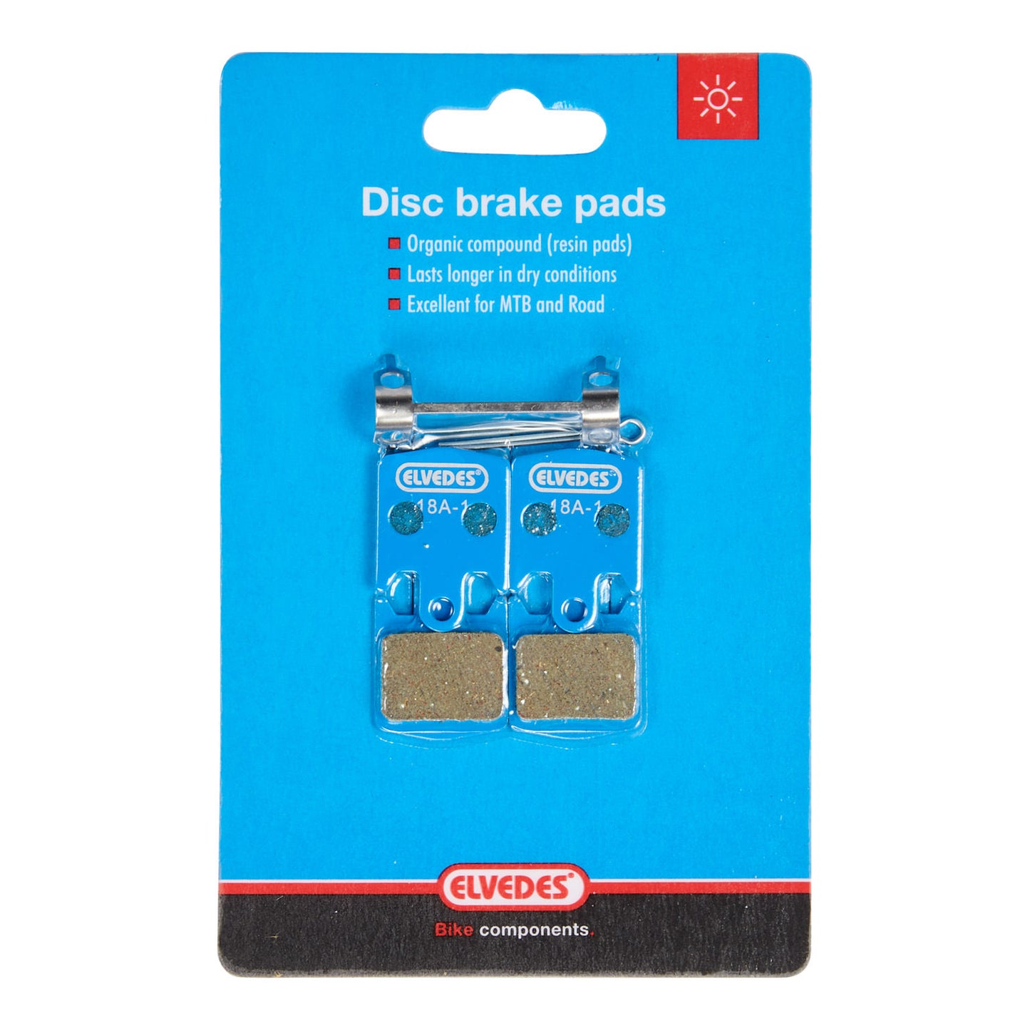 Schijfremblokset Elvedes organisch Hope M4 (2 paar)