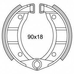 Newfren Remsegment GF0151 Ciao, Si ø90mm Voor (Spaakwiel)