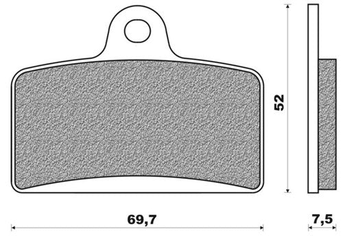 Newfren schijfremblok fd0380 senda v