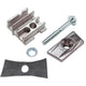 Hebie adapter middenstandaard +bout m10x65mm 69909 zilver