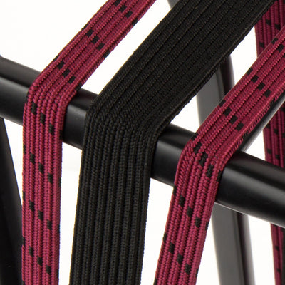 Triobinder Eye met haak 24+2x12mm zwart bordeaux