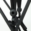 Widek triobinder eye met haak 3x12mm zwart steengrijs