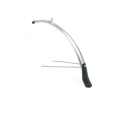 spatbordenset Snello 28 inch 46 mm kunststof zilver