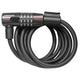 Trelock sk312 spiraalkabelslot code 180 12mm zwart