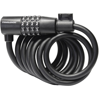 Trelock sk108 spiraalkabelslot code 180 8mm zwart