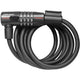 Trelock SK 210 C180 10 - Flexibel kabelslot, 180 cm, zwart