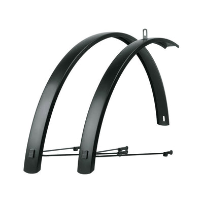 Sks spatbordset 28 (622) edge al 56mm aluminium mat-zwart